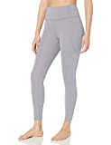 Amazon Brand - Core 10 Women's 'Nearly Naked' Full-Length Yoga Legging with pockets-25, Lilac, 1X