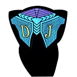 SATUMIKO LED Halloween Mask Sound Reactive Light Up Mask Scary Masks for Costumes Cosplay,Music Party,Rave Events,EDM or EDC,Dancing (DJ)