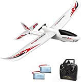 VOLANTEXRC RC Glider Plane Remote Control Airplane Ranger600 Ready to Fly, 2.4GHz Radio Control Aircraft with 6-Axis Gyro Stabilizer, Excellent Glider Performance for Beginners (761-2 RTF)