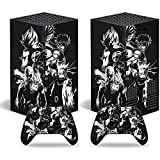 Anime X-Box Series X Skin Set，Cartoon Protector Wrap Cover Protective Faceplate Full Set Compatible with X-Box Series X Console and Controller Skins