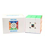 CuberShop Moyu RS3M 2020 3x3 Magnetic Speed Cube, Stickerless Economy Magnetic 3x3 Budget Cube, MFJS Cubing Classroom Professional 3x3 Speed Cube (Moyu RS3 M 2020 Stickerless) Fast & Smooth Cube