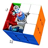 CuberShop Moyu RS3M 2021 MagLev 3x3 Speed Cube, MoYu RS3M Maglev New Professional 3x3 Magnetic Stickerless Speed Cube, Upgraded Version of Moyu RS3M 2020 (RS3 M 2021 MagLev Pro Version, Stickerless)