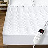 Heated Mattress Pad Full Water-Resistant Electric Mattress Pad Bed Topper Stretches up 8-21" Deep Pocket