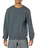 Russell Athletic Men's Dri-Power Fleece Sweatshirt, Black Heather, Large