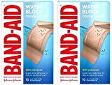 Band-aid Tough-Strips Adhesive Bandages, Waterproof, Extra Large, 10 Ct - Pack of 2