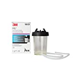 3M PPS (Original Series) H/O Pressure Cup with Air Hose, 16121, Mini, 6 oz, Use w/ 3M Accuspray HGP Spray Gun for Thick High-Viscosity Paints, Stains, Varnishes, Coatings and Primers, 1 Pack