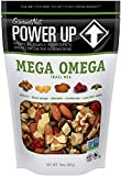 Gourmet Nut POWER UP 100% All Natural Health Mix Mega Omega Trail Mix Non-GMO, Vegan, Gluten Free, No Artificial Ingredients 14oz