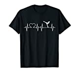 Heartbeat Ice Skating T-Shirt Figure Skater