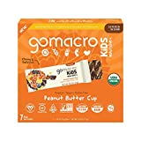 GoMacro Kids MacroBar Organic Vegan Snack Bars - Peanut Butter Cup (0.90 Ounce Bars, 7 Count)