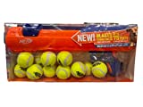 Nerf Dog Fetch Game Mega Set Dog Toy, Includes 20 Inch Tennis Ball Blaster and 12 Squeak Tennis Balls, Orange