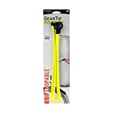 Nite Ize Gear Tie Loopable, The Original Reusable Rubber Twist Tie With Sturdy Integrated Loop, 24-Inch, Neon Yellow, 2 Pack, Made in the USA