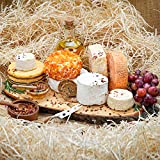 Marky’s French Cheese Assorted Gift Box – 8 Cheeses – Brillat Savarin, Pont L'eveque, Berthaut Epoisses, Petit Livarot, Camembert, Delice, Crottin Maitre, Crottin De Champcol - Only Cheese is Included