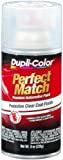 Dupli-Color EBCL01257 Clear Perfect Match Automotive Top Coat - 8 oz. Aerosol, (Case of 6)