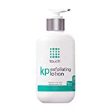 Touch Body Lotion for Keratosis Pilaris with 12% Glycolic Acid - AHA & BHA Exfoliating Rough & Bumpy Skin Body Lotion - Moisturizing Cream Gets Rid Of Redness, KP - 8 Ounce