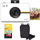Kodak Step Instant Camera with 10MP Image Sensor (White) Go Bundle