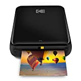 Kodak Step Wireless Photo Printer 2x3 Sticky-Back ZINK Paper for Bluetooth or NFC Devices (Black) Sticker Edition