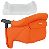 Inglesina Fast Table Chair + Fast Dining Tray Plus - Award-Winning Baby High Chair - Use at Most Tables or Restaurants Without Leaving Scratches, Orange