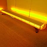 CFLMYYXGS 12V-24V 55"Inch 104 LED Wrecker Beacon Flashing Recovery LightBar Strobe Light Bar Emergency LED LightBar Amber LED Light