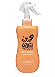 Wags & Wiggles Refresh Dog Deodorizing Spray in Zesty Grapefruit | Long Lasting Dog Grooming Deodorizer Spray | Easy to Use Deodorizing Spray for Dogs to Combat Smelly Dog Odors, 12 Ounces