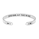 Best Friend Braclet Uplifting Jewelry Cuff Bangle Personalized Gift for Nurse Graduation Friendship