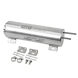 PQY Radiator Coolant Overflow Puke Tank Polished Stainless Steel 3"10"