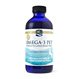 Nordic Naturals Omega-3 Pet, Unflavored - 1518 mg Omega-3 Per Teaspoon - 8 oz - Fish Oil for Dogs with EPA & DHA - Promotes Heart, Skin, Coat, Joint, & Immune Health - Non-GMO