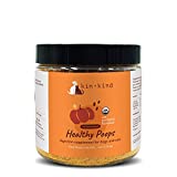 kin+kind Organic Pumpkin Powder for Dogs & Cats for Healthy Poop - Made in USA - Natural Cat/Dog Pumpkin Powder Formula w/Flax Seed, Ginger, Turmeric & Coconut - Cat/Dog Nutritional Supplement (4 Oz)