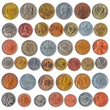 Set of 40 Coins from 40 Different Countries Coins LOT