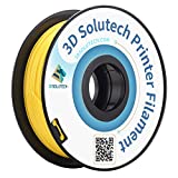 3D Solutech Real Yellow 3D Printer PLA Filament 1.75MM Filament, Dimensional Accuracy +/- 0.03 mm, 2.2 LBS (1.0KG)