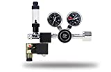 CO2 Art PRO-SE Series Aquarium CO2 Dual Stage Regulator with Solenoid CA-PRO-SE-CGA