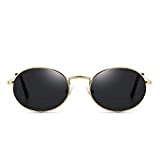 Dollger Oval Sunglasses for Women Vintage Metal Frame Glasses Retro Eyeglasses Unisex Gray1