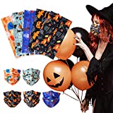 Disposable Face Mask Halloween - 50Pcs Printed Disposable Face Mask, 3 Ply Multicolored, Adult Face Masks for Women and Men