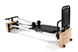 Stamina AeroPilates Pro XP 557 Home Pilates Reformer with Free-Form Cardio Rebounder Wood/Black/Silver, 98" L x 23.5" W x 15" H