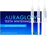 Auraglow Teeth Whitening Gel Syringe Refill Pack, 44% Carbamide Peroxide, (3X) 5ml Syringes, 30 Whitening Treatments