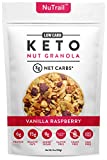 NuTrail™ - Keto Vanilla Raspberry Nut Granola Healthy Breakfast Cereal - Low Carb Snacks & Food - 3g Net Carbs - Gluten Free, Grain Free - Almonds, Pecans, Coconut chips, nuts and more (1 Count)