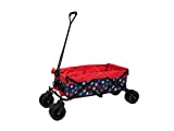 WagonsRus Limited Edition All-Terrain Collapsible Folding Utility Wagon Beach Outdoor Camping Sports Pet ( Paw Pattern)