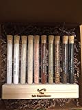 Gourmet Salt Gift Set - 10 Delicious, Natural Finishing Salts from across the Globe! - 10 Test Tube Sampler