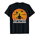Apache Helicopter AH64 Attack Helicopters Pilot Sunset Gift T-Shirt