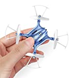 Mini Drones for Kids or Adults, RC Drone Helicopter Toy, Easy Indoor Small Flying Toys Pocket Quadcopters for Boys or Girls Blue
