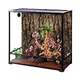 REPTI ZOO Large Glass Reptile Terrarium 100 Gallon, Front Opening Reptile Habitat Tank 36" x 18"x 36", Wide & Tall Chameleon Cage with Top Screen Ventilation (Knock-Down)