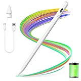 Stylus Pen for iPad, Apple Pencil for iPad 9th Gen, iPad Mini 6th Gen, Apple Pen for iPad 2018-2021, iPad Pro 11'' and iPad Pro 12'' 3/4/5th Gen, iPad Air 3/4, iPad Mini 5th, iPad 6/7/8th Gen, White