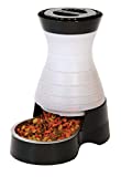 PetSafe Healthy Pet Food Station - Small, 2 lb Kibble Capacity - Automatic Cat Feeder or Small Dog Feeder - Removable Stainless Steel Bowl Resists Corrosion & Stands Up to Frequent Use - Easy to Fill