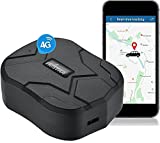 TKSTAR 4G GPS Tracker for Vehicles Hidden 10000mAh Car Tracker with Strong Magnet Real-time Anti-Theft Vehicle Tracking Device for Car/Motorcycle/Truck/Boat/Fleets-4G TK905B