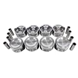 DNJ P4150 Piston Set for 1991-2000 / Ford, Lincoln, Mercury/Cougar, Crown Victoria, E-150, Expedition, F-150, F-250, Grand Marquis, Mustang, Thunderbird, Town Car / 4.6L / SOHC / V8 / 16V