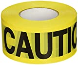 C.H. Hanson 16000 Yellow Caution Barricade Tape, 2 mil, 1000 ft, YELLOW/BLACK, Caution Yellow 305m (1000ft)