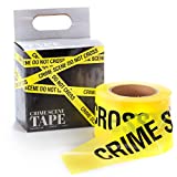 Police Crime Scene Tape, 1000ft - Halloween Decoration for Haunted Houses, Scary Settings, Yard Decor, Safety Sites, Halloween Parties, Warning Signs, & Danger Warnings - Haunted House Decorations