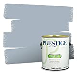 PRESTIGE Paints Interior Paint and Primer In One, 1-Gallon, Satin, Comparable Match of Behr* Intercoastal Gray*