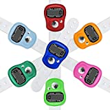 Electronic Finger Counter, 7-Pack Resettable 5 Digit LCD Electronic Digital Display Finger Hand Tally Counter Counting