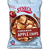 Seneca Cinnamon Apple Chips | Made from Fresh Apples | 100% Red Delicious Apples | Yakima Valley Orchards | Real Cinnamon | Crisped Apple Perfection | Foil Fresh Bag | 0.7 ounce (Pack of 24)