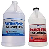 Pourable Plastic Deep Pour Up To 2" Thick USA Manufactured Clear Casting Resin 1.5 Gallons Kit Perfect For River Tables & Castings – Low Odor Epoxy, a 2:1 Ratio